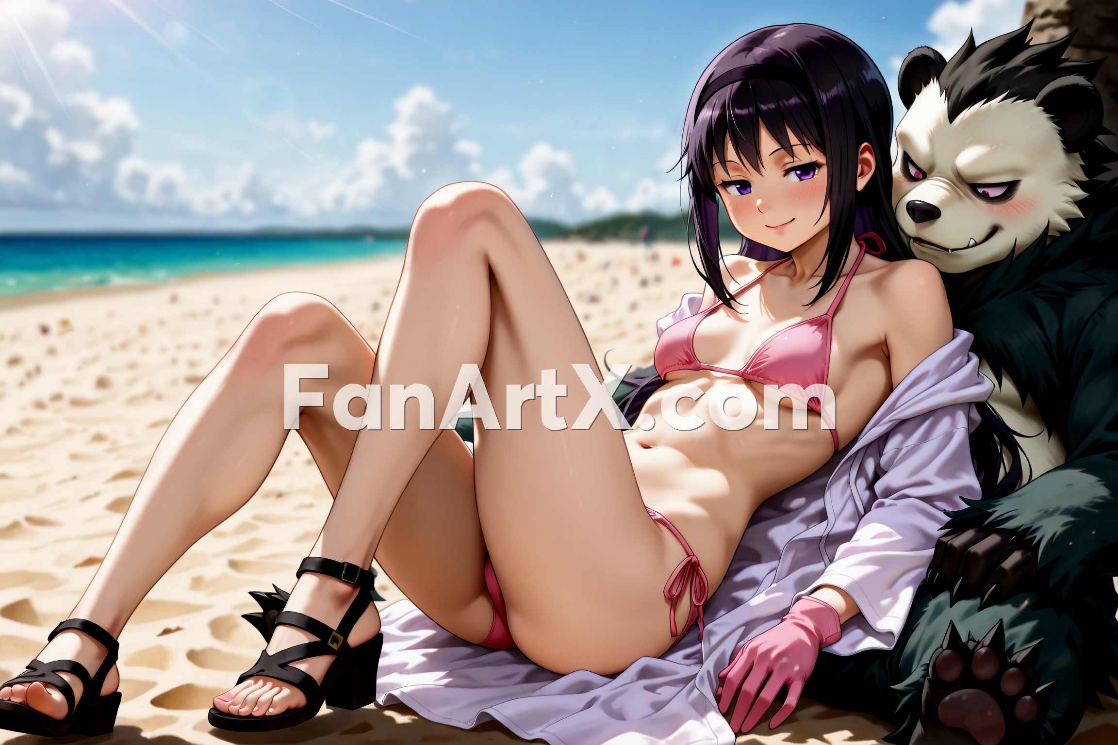 Akemi Homura Puella Magi Madoka Magica Fanart 9586763